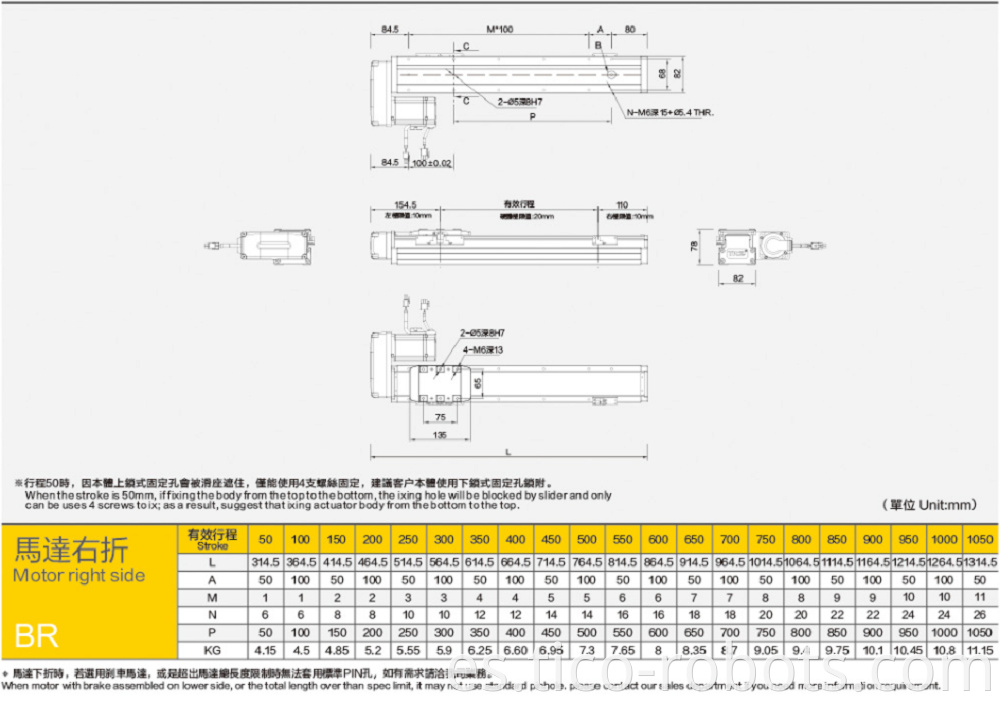 stepper linear actuator